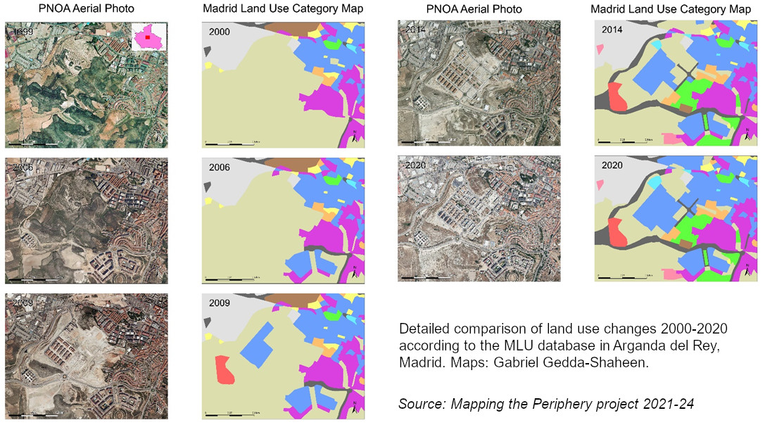 The expansion of Arganda de Rey, Madrid, 2000-2020